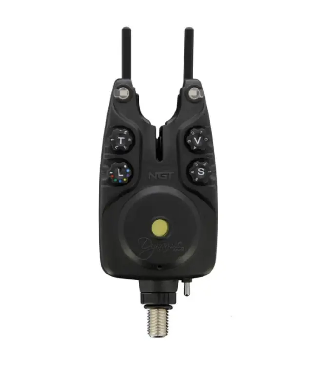 NGT Dynamic MK2 3pc Wireless Alarms – Set de Détecteurs avec Volume, Tonalité, Sensibilité, Lumière et Récepteur