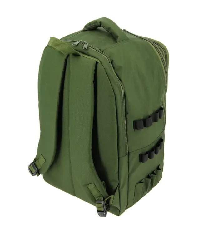 NGT Angling Pursuits Day Session Rucksack – 30L Angelrucksack mit Hauptfach, Frontfächern und Seitentaschen