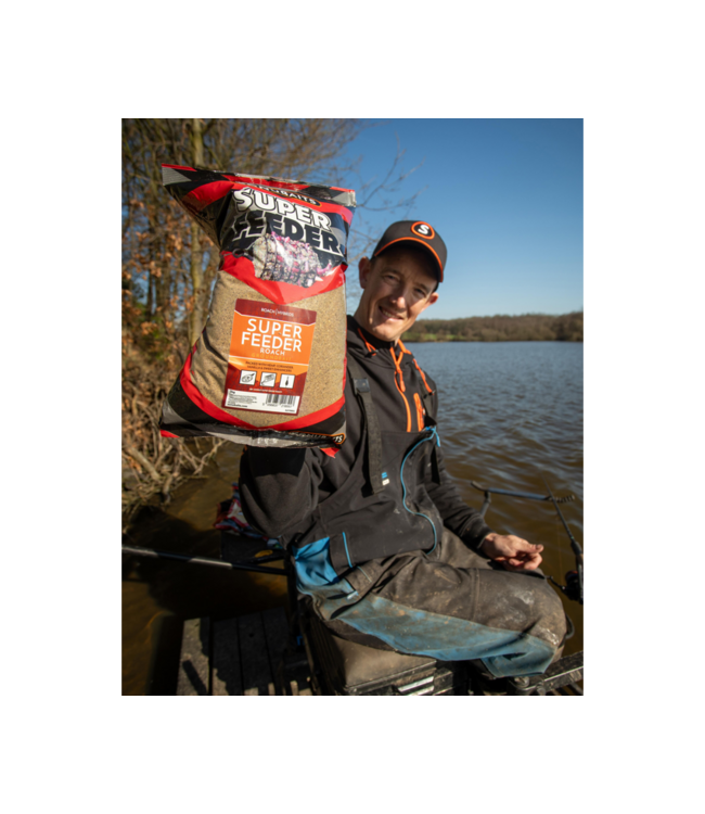 Sonubaits Super Feeder Roach 2kg – Fischmehlfreies Groundbait mit Hanf, Koriander und Vanille für Feeder- und Posenangeln