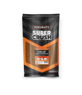 Sonubaits Super Crush Hemp & Gingerbread – Amorce au Chanvre et Gingerbread pour les Carpes