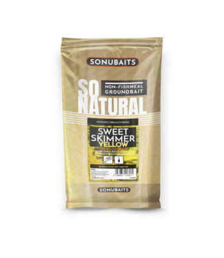 Sonubaits So Natural Sweet Skimmer Yellow – Zoet Geel Lokvoer voor Skimmers en Brasem