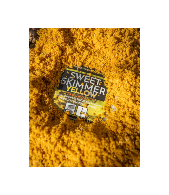 Sonubaits So Natural Sweet Skimmer Yellow 1kg – Geel Niet-Vismeel Lokvoer met Zoete Biscuitmix en Karamelgeur voor Skimmers en Brasem