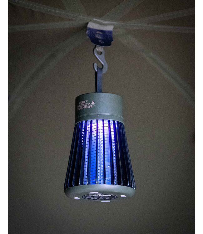 Fox Mozzie Zapper – USB-C Oplaadbare Muggenvanger met 600V Rooster, 2000mAh Batterij en Ophang- of Tafelgebruik