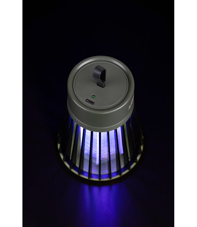 Fox Mozzie Zapper – USB-C Oplaadbare Muggenvanger met 600V Rooster, 2000mAh Batterij en Ophang- of Tafelgebruik