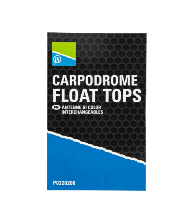 Preston Carpodromes Float Tops Rouge/Noir ou Jaune/Noir en Plusieurs Longueurs – Scions Flotteur de Rechange pour la Gamme Carpodrome Float