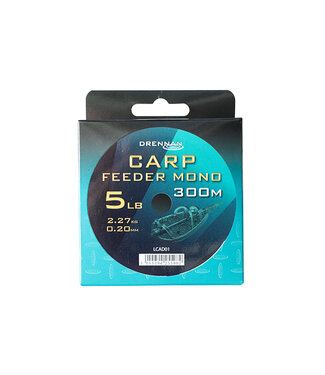 Drennan Carp Feeder Mono 300m – Schnell Sinkende Monofile Schnur für Feeder- und Grundangeln