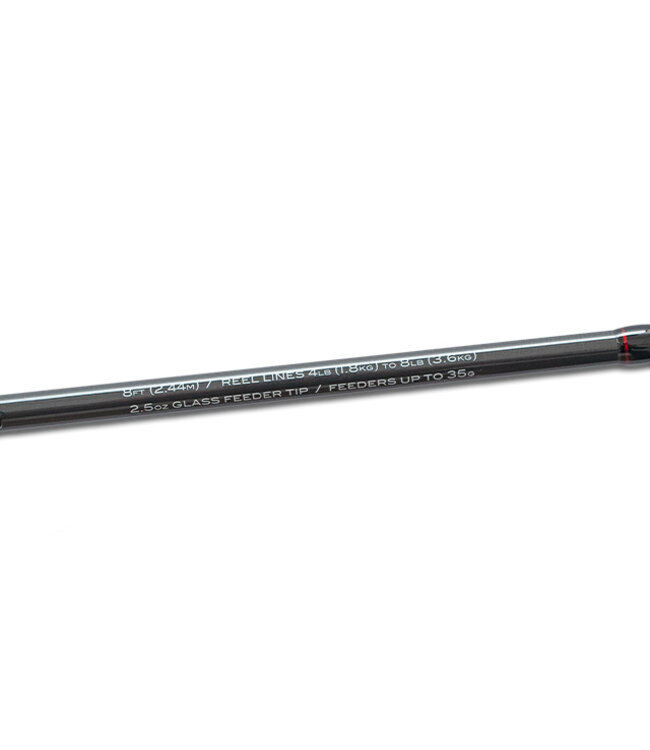 Drennan Red Range 8ft Mini Method – Compacte 8ft Method Feederhengel tot 35g met 2.5oz Glazen Top voor Commercial Visserij