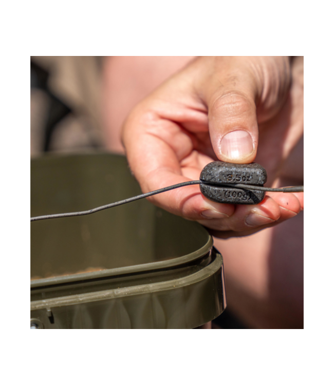 Avid Carp Outline Bag Stem Tungsten Tubing Kit Ring Swivel 3 stuks – All-in-One Tungsten Tubing Set met Ring Swivel, 3x 75cm Rig Tube en Long Bag Stems