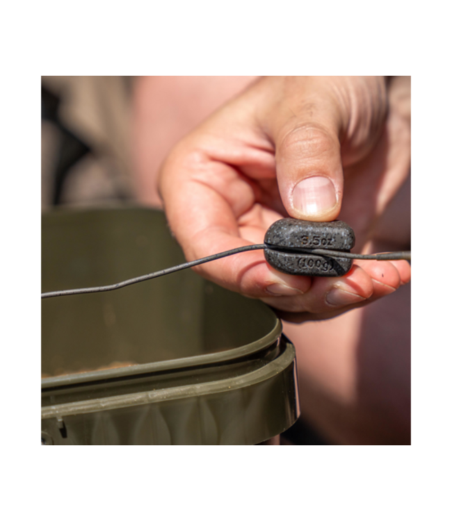 Avid Carp Outline Bag Stem Tungsten Tubing Kit Quick Change 3 pièces – Kit Tungsten Tout-en-Un avec QC Swivel, 3x 75cm de Rig Tube et Long Bag Stems