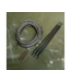 Avid Carp Avid Carp Outline Bag Stem Tungsten Tubing Kit Quick Change 3 Stück – All-in-One Tungsten Tubing Set mit QC Swivel, 3x 75cm Rig Tube und Long Bag Stems