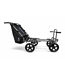 Malevé Urus Power Barrow Transportkar Match Ausziehbarer Match Transportwagen von 1,00m bis 1,50m mit Hecktasche und Kistenstütze