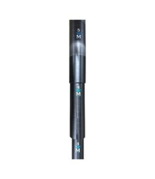 Malevé Super Pack MV3011 Competition Pole 11.50m + Kit Coupelle Gratuit – Grande Canne de Compétition Rigide avec 3 Kits Pulla, 2 Mini Extensions Réversibles et Fourreau
