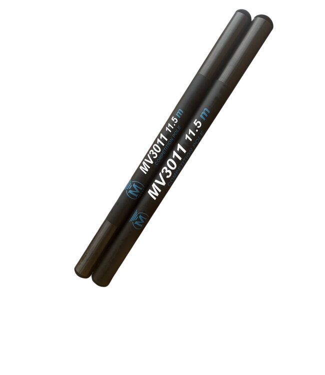 Malevé Super Pack MV3011 Competition Pole 11.50m + Gratis Kit Coupelle – Strakke Competitie Hengel met 3 Pulla Kits, 2 Reversible Mini Extensions en Foedraal