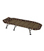 Fox Camolite Bed Compact, Standard ou XL – Bedchair avec Matelas Polaire, Oreiller Renforcé et 6 Pieds Réglables