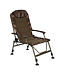 Fox Camolite Recliner Chair Compact, Standard ou Large – Chaise de Pêche Réglable avec Matelas Micro Fleece, 6 Pieds Réglables et Leg Locks