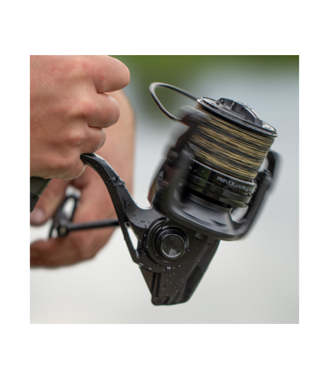 Avid Carp Revolve FD Reel 8000FD oder 12000FD – Leichte Big Pit Karpfenrolle mit Slow Oscillation, 5+1 Edelstahlkugellagern und Aluminiumspule