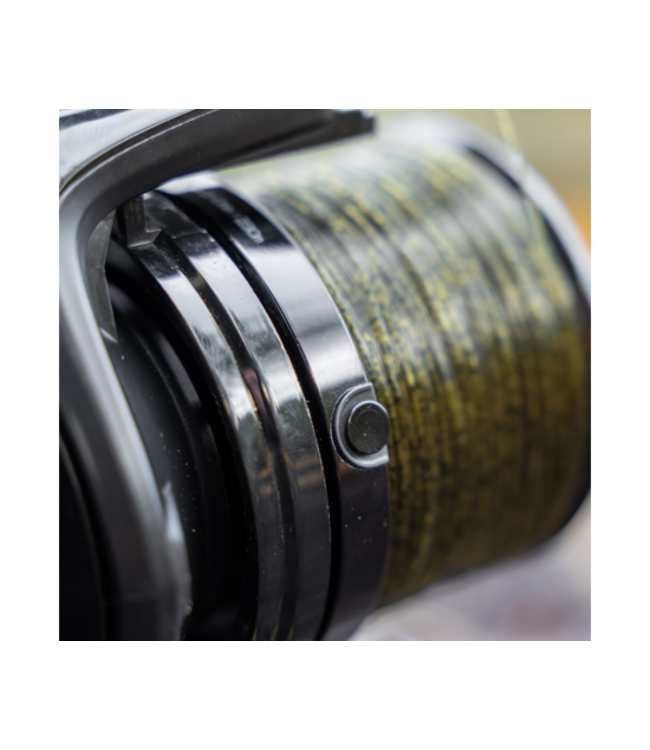 Avid Carp Revolve FS Reel 8000FS ou 12000FS – Moulinet Débrayable avec Slow Oscillation, Frein Avant Rapide, Débrayage Arrière et 5+1 Roulements Inox