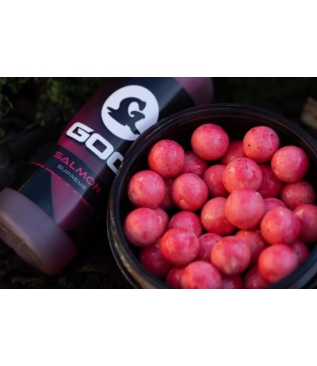 Goo Supreme 115ml Pom and Pear, Salmon ou Kitungu – Glaze Fine pour une Pénétration Profonde dans les Pop-Ups, Wafters et Esches