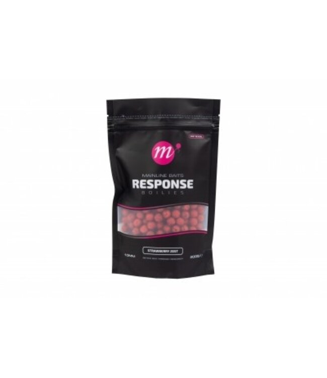 Mainline Response Shelf Life Boilies 10mm 200g Tutti Frutti, Strawberry Zest, Sweetcorn, Hemp, Bread Fake of Pink Prawn – Ready Made Karperboilies met Hoge Aantrekkingskracht