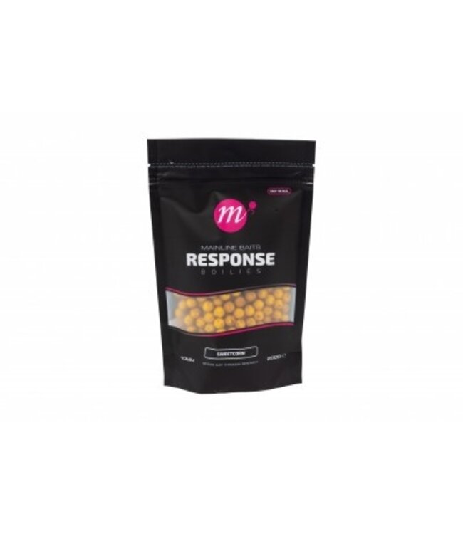 Mainline Response Shelf Life Boilies 10mm 200g Tutti Frutti, Strawberry Zest, Sweetcorn, Hemp, Bread Fake of Pink Prawn – Ready Made Karperboilies met Hoge Aantrekkingskracht