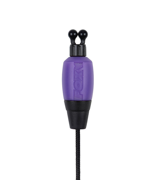 Fox Black Label Dinky Halo Bobbin Rood, Oranje, Groen, Paars, Wit of Zwart – Verlichte Dinky Bobbin met 2,5mm Jack Plug en Zwarte Verstelbare Ball Clip