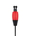 Fox Black Label Dinky Halo Bobbin Rot, Orange, Grün, Lila, Weiß oder Schwarz – Beleuchteter Dinky Bobbin mit 2,5mm Jack Plug und Schwarzem Verstellbarem Ball Clip