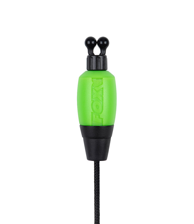 Fox Black Label Dinky Halo Bobbin Rot, Orange, Grün, Lila, Weiß oder Schwarz – Beleuchteter Dinky Bobbin mit 2,5mm Jack Plug und Schwarzem Verstellbarem Ball Clip
