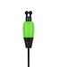 Fox Black Label Dinky Halo Bobbin Rot, Orange, Grün, Lila, Weiß oder Schwarz – Beleuchteter Dinky Bobbin mit 2,5mm Jack Plug und Schwarzem Verstellbarem Ball Clip
