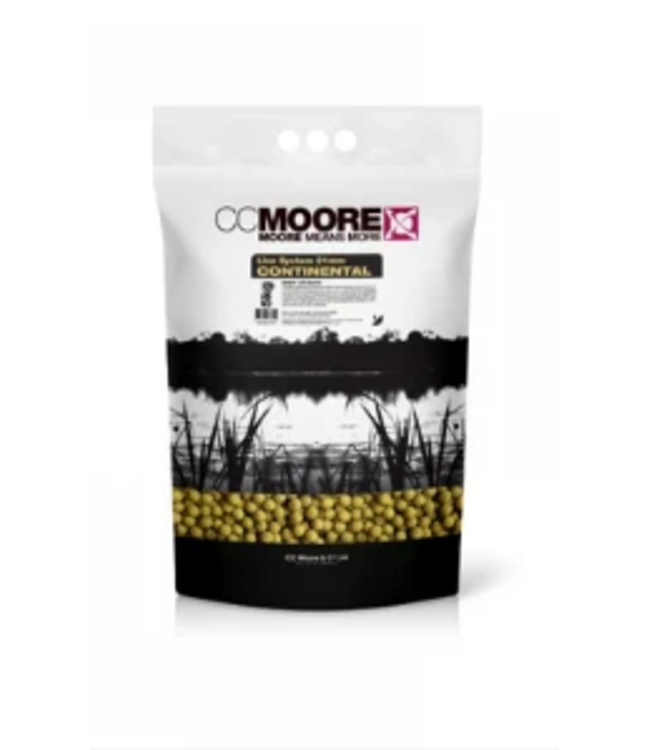 CC Moore Continental Boilie Range 21mm 5kg – Große Karpfenboilies mit Geringer Leckage für Hohe Futtermengen und Europäische Sessions
