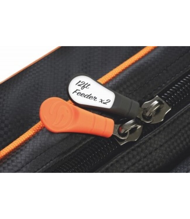Guru Fusion Rod 10 Plus – Kompakte Rutentasche mit Top & Tail Design, 5 Unterteilten Fächern und Außentaschen für Zubehör