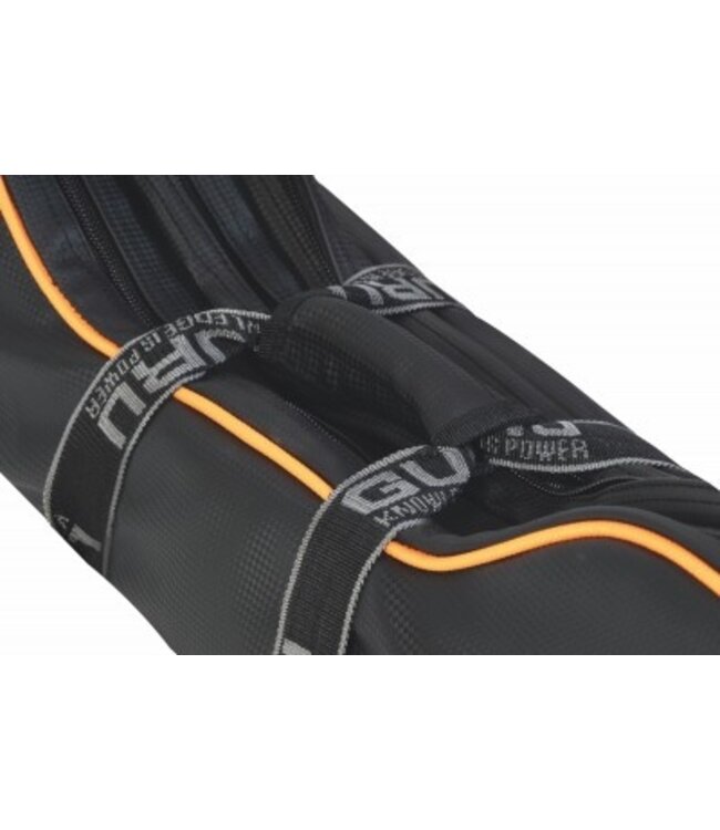 Guru Fusion Rod 10 Plus – Compacte Hengelfoudraal met Top & Tail Design, 5 Gecompartimenteerde Secties en Externe Vakken voor Accessoires