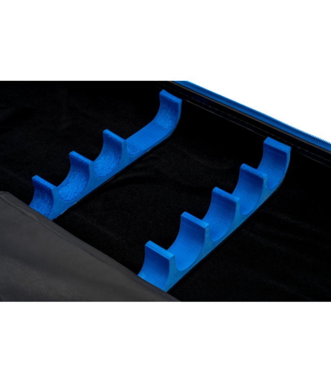 Preston Hardcase Rod Safe Xlarge 190cm – Harte Rutentasche für bis zu 6 Montierte Ruten mit Verstellbaren Trennwänden und Tiefem Rollenfach