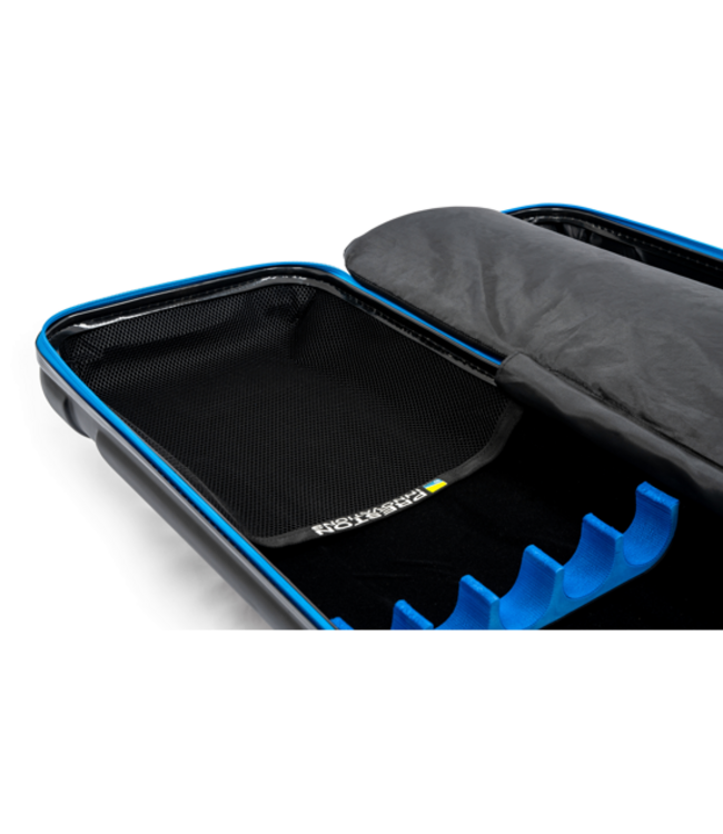 Preston Hardcase Rod Safe Xlarge 190cm – Fourreau Rigide pour jusqu’à 6 Cannes Montées avec Séparateurs Réglables et Espace Profond pour Moulinets