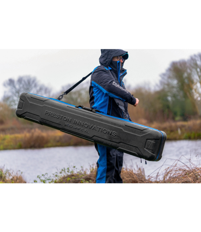 Preston Hardcase Rod Safe Xlarge 190cm – Fourreau Rigide pour jusqu’à 6 Cannes Montées avec Séparateurs Réglables et Espace Profond pour Moulinets