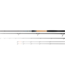Preston Monster XTR Pro 3-delig 3.60m 175g, 3.80m 175g, 4.00m 200g of 4.20m 225g – Hoogwaardige Afstandshengel met X-Wrap Carbon Blank, Fuji Reelhouder en Amerikaanse Ogen