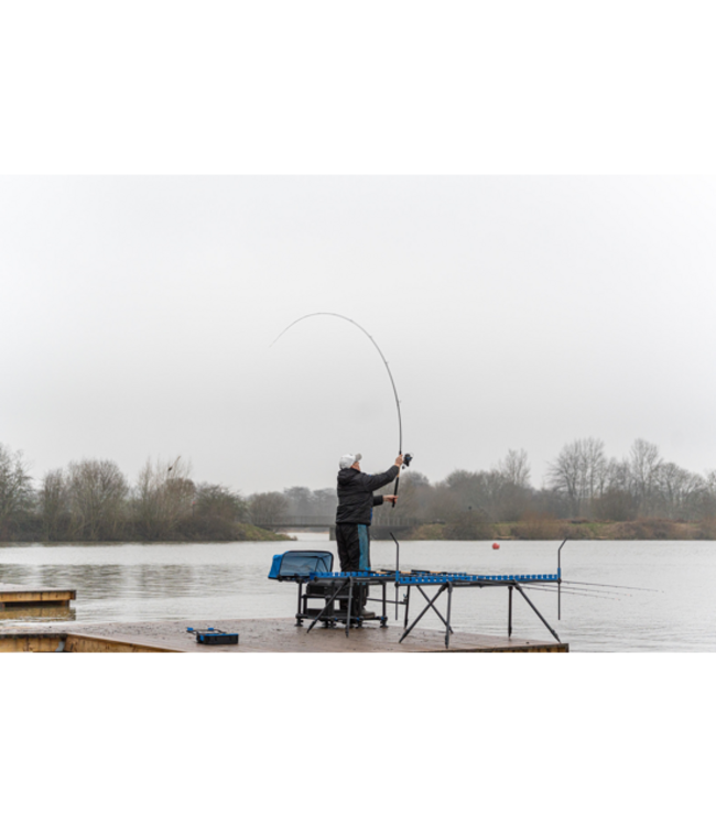 Preston Monster XTR Pro 3-delig 3.60m 175g, 3.80m 175g, 4.00m 200g of 4.20m 225g – Hoogwaardige Afstandshengel met X-Wrap Carbon Blank, Fuji Reelhouder en Amerikaanse Ogen