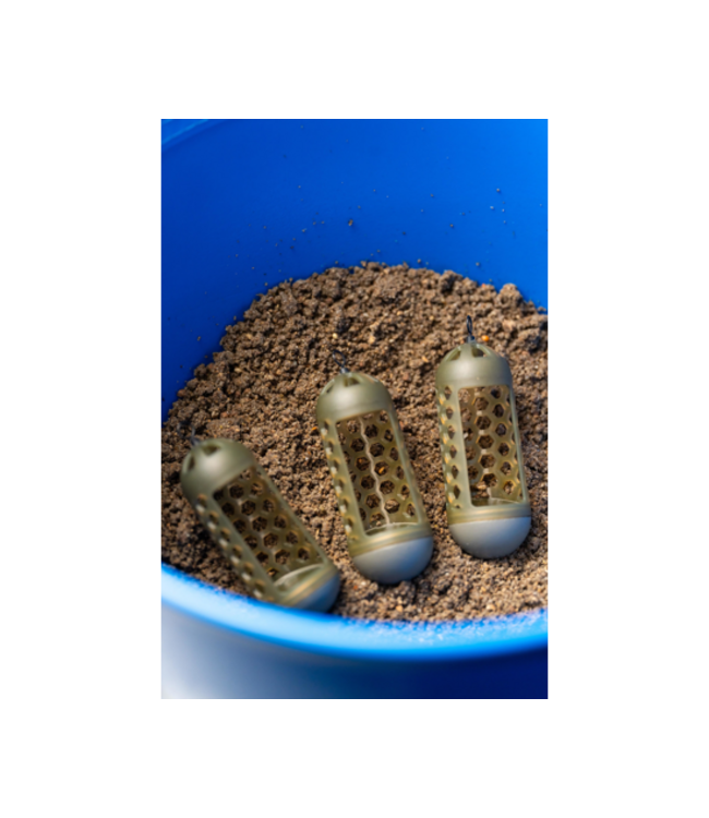 Preston Bait Up Window Feeder 30g, 50g ou 70g – Feeder avec Grande Ouverture, Weight Forward Design et Cage Hexmesh pour un Amorçage Précis
