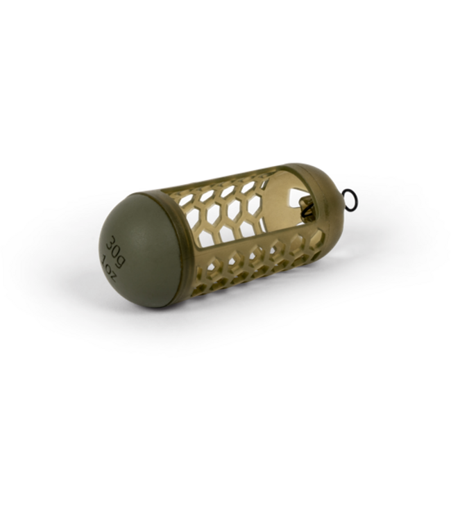 Preston Bait Up Window Feeder 30g, 50g oder 70g – Futterkorb mit Großer Öffnung, Weight Forward Design und Hexmesh Cage für Präzises Anfüttern