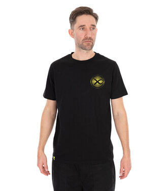 Matrix Large Fade Logo T-Shirt Black-Lime – Comfortabel T-Shirt met Groot Matrix Logo