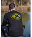 Matrix Large Fade Logo T-Shirt Black-Lime – Schwarzes Baumwoll-T-Shirt mit Großem Lime Matrix Logo auf dem Rücken und Logo auf der Brust