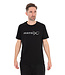 Matrix Large Fade Logo T-Shirt Black-Grey – Zwart Katoenen T-Shirt met Groot Grijs Matrix Logo op de Rug en Logo op de Borst