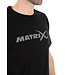 Matrix Large Fade Logo T-Shirt Black-Grey – T-Shirt Noir en Coton avec Grand Logo Matrix Gris au Dos et Logo sur la Poitrine