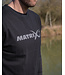 Matrix Large Fade Logo T-Shirt Black-Grey – T-Shirt Noir en Coton avec Grand Logo Matrix Gris au Dos et Logo sur la Poitrine