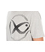 Matrix Large Mesh Logo T-Shirt Grey – T-Shirt Gris en Coton avec Grand Logo Matrix Noir sur l’Épaule Gauche et Logo Disc dans le Cou