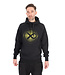 Matrix Large Fade Logo Hoody Black-Lime – Hoody Pullover Noir avec Grand Logo Matrix Lime sur la Poitrine et le Dos, Poche Kangourou et Cordon