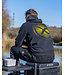 Matrix Large Fade Logo Hoody Black-Lime – Zwarte Pullover Hoody met Groot Lime Matrix Logo op Borst en Rug, Kangoeroezak en Trekkoord