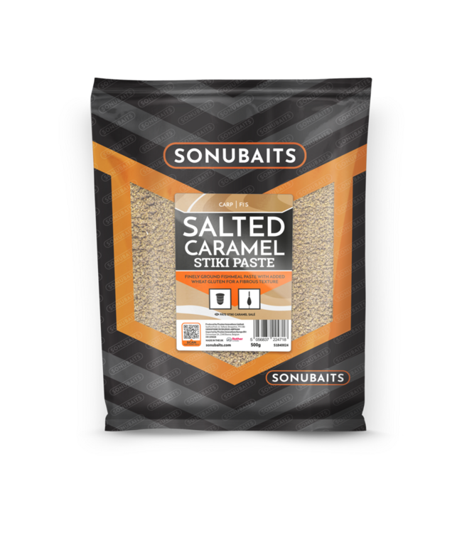 Sonubaits Stiki Paste 500g Green, Red ou Original – Mix à Pâte à Base de Pellets Finement Broyés, Fishmeal et Gluten de Blé pour Eschage et Pêche à la Pâte