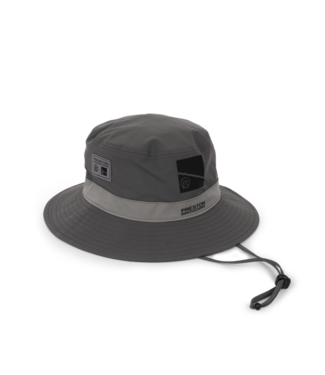 Preston Boonie Grey / White – Chapeau Léger avec Protection Solaire pour les Journées Chaudes