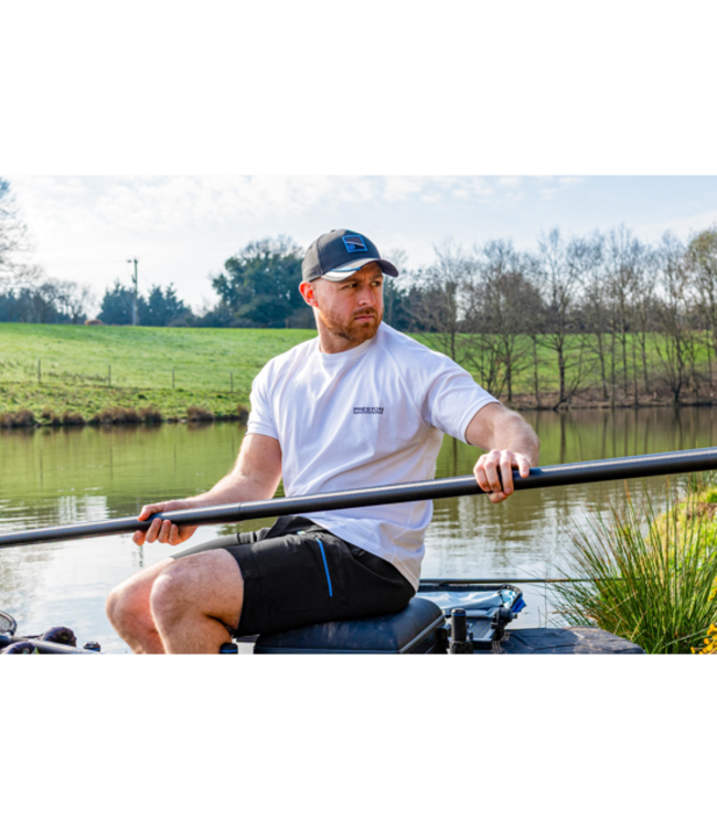 Preston Duratech Shorts – Short Stretch à Séchage Rapide avec Taille Élastique et Poches Zippées pour le Confort au Bord de l’Eau