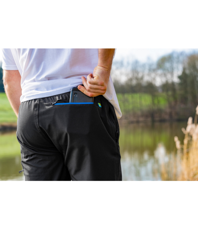 Preston Duratech Shorts – Schnelltrocknende Stretch Shorts mit Elastischem Bund und Reißverschlusstaschen für Komfort am Wasser